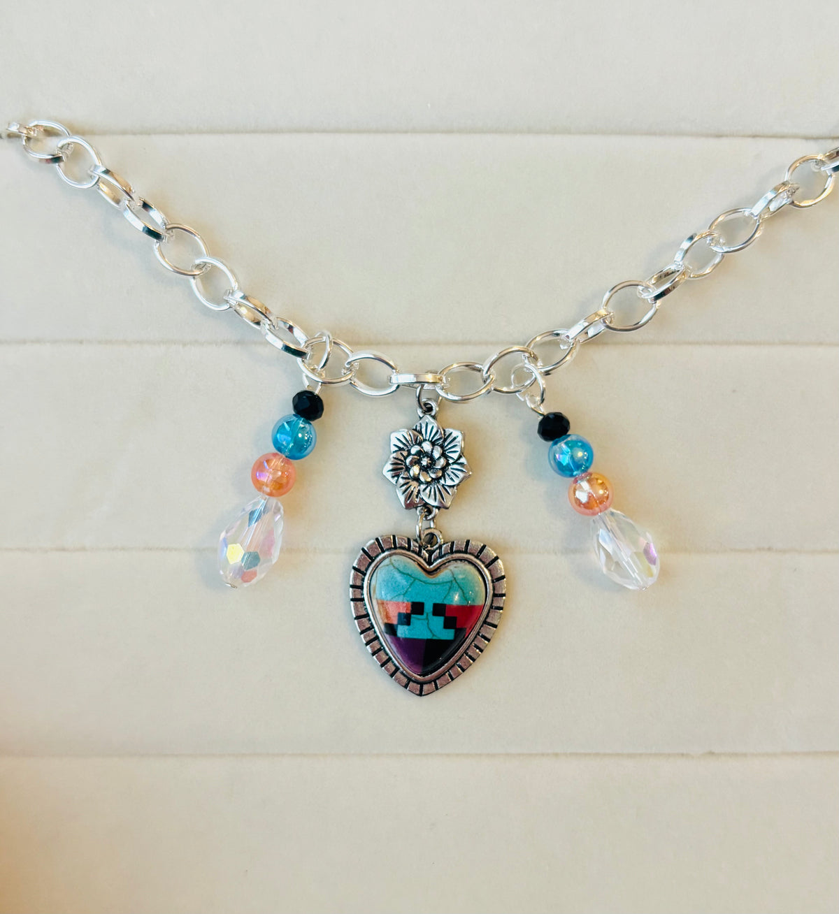 Wild Native Heart Car Charm