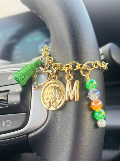 *Personalized* Puppy Lover Car Charm