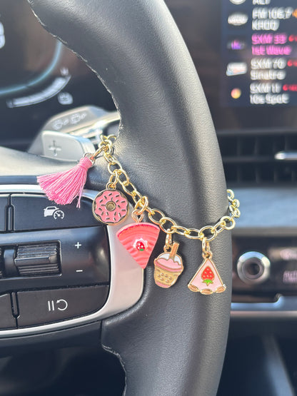 Strawberry Sweets Car Charm