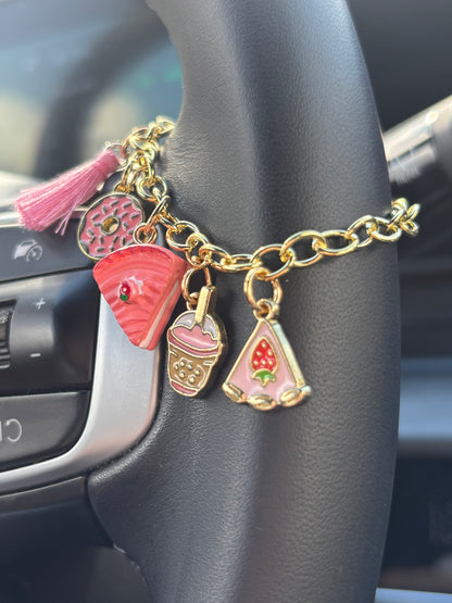Strawberry Sweets Car Charm