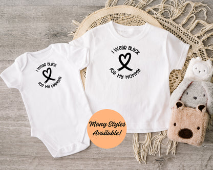Skin Cancer Support Top/Onesie *Baby & Toddler