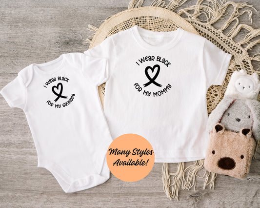 Skin Cancer Support Top/Onesie *Baby & Toddler