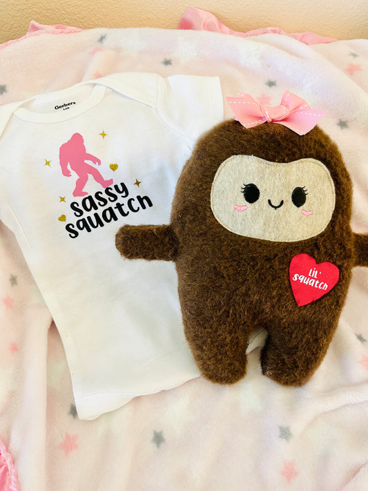 Sassy Lil' Squatch Baby Gift Set