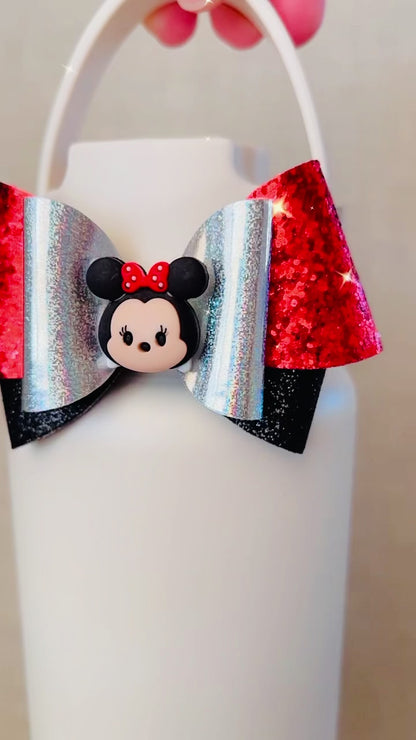 Red Mousey Glam Cup Bow