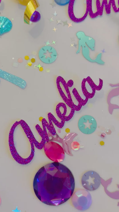 Mermaid Party Table Confetti *Personalized*