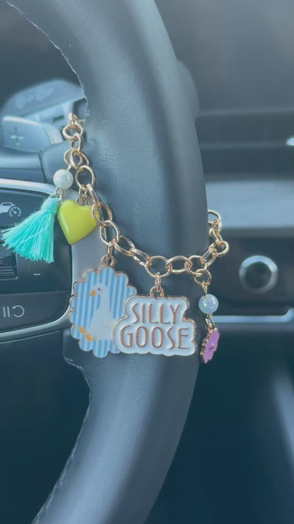 Silly Goose Car Charm