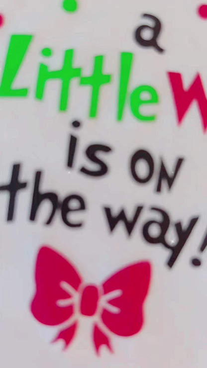 Grinch Baby Announcement
