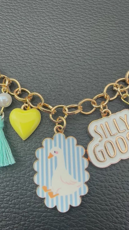 Silly Goose Car Charm