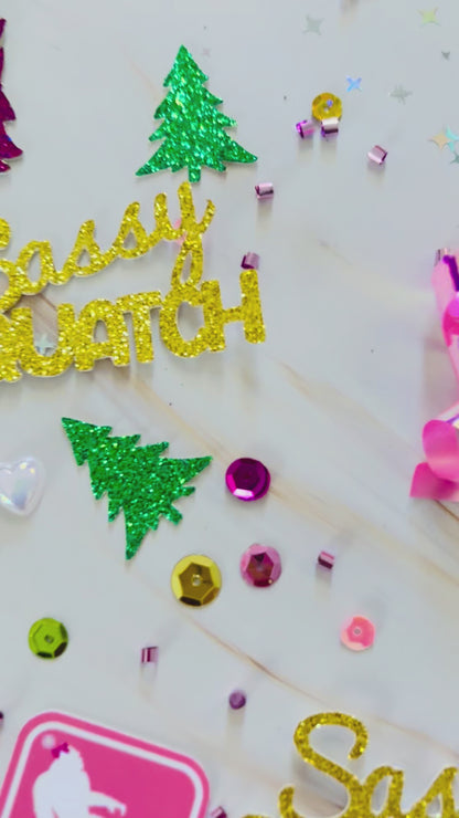 Sassy Squatch Party Table Confetti